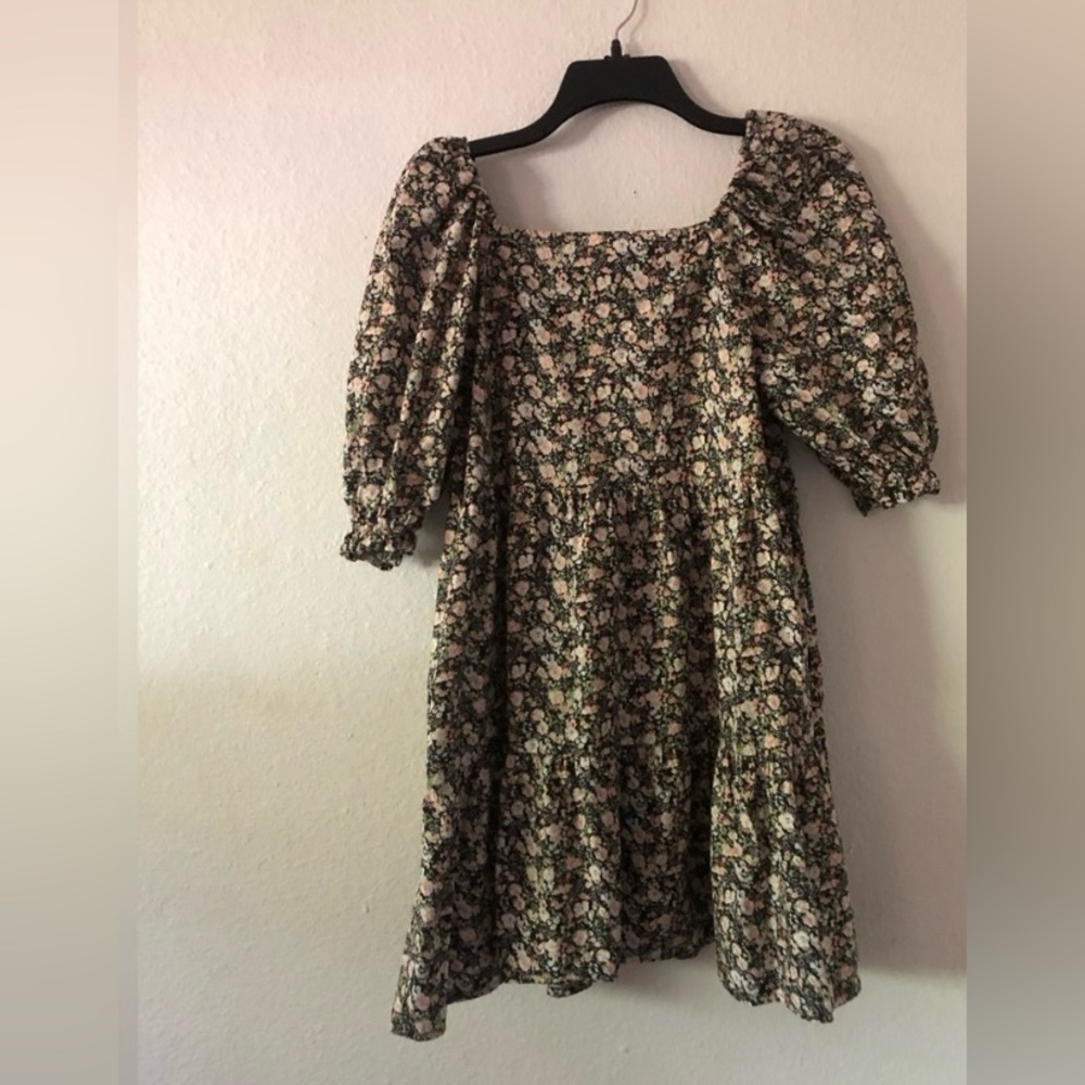 Levi’s Floral Puff Sleeve Dress - Picture 4 of 6